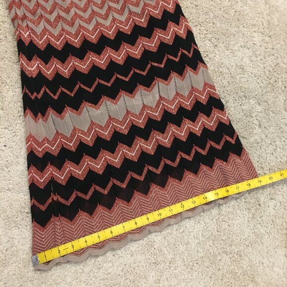 Hale Bob Zigzag Halter Neck Tassel Tie Up Pleated Flapper Dress - Picture 15 of 16